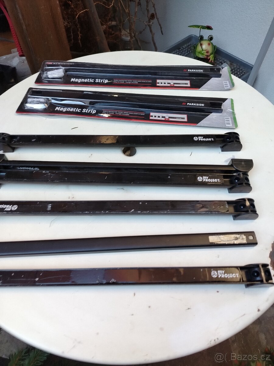 Magnetické lišty na nářadí