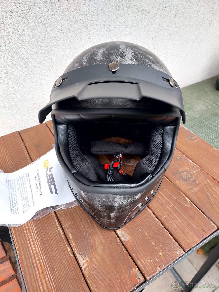 Moto přilba W-TEC Retron - Rusty Grey, M (57-58)