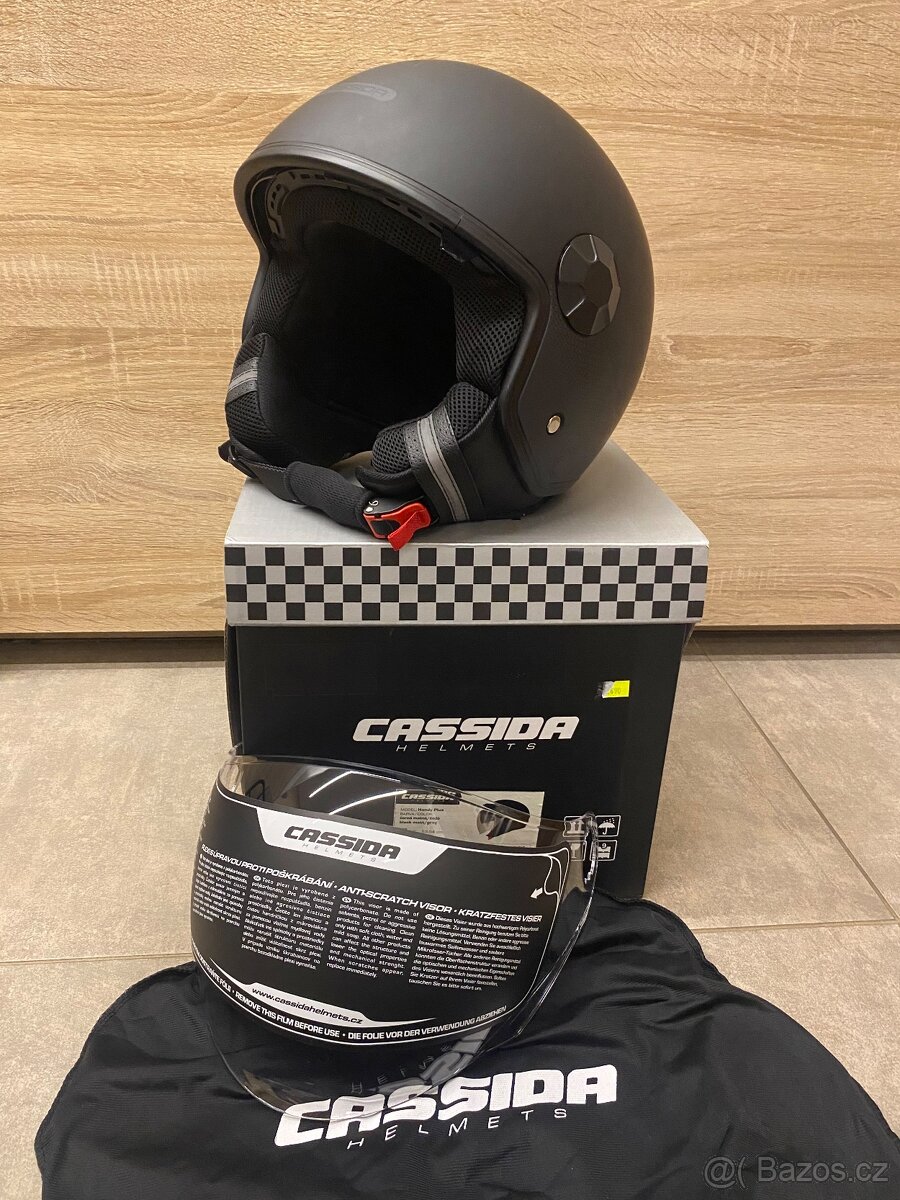 Otevřená helma na motorku Cassida Handy Plus, vel. M