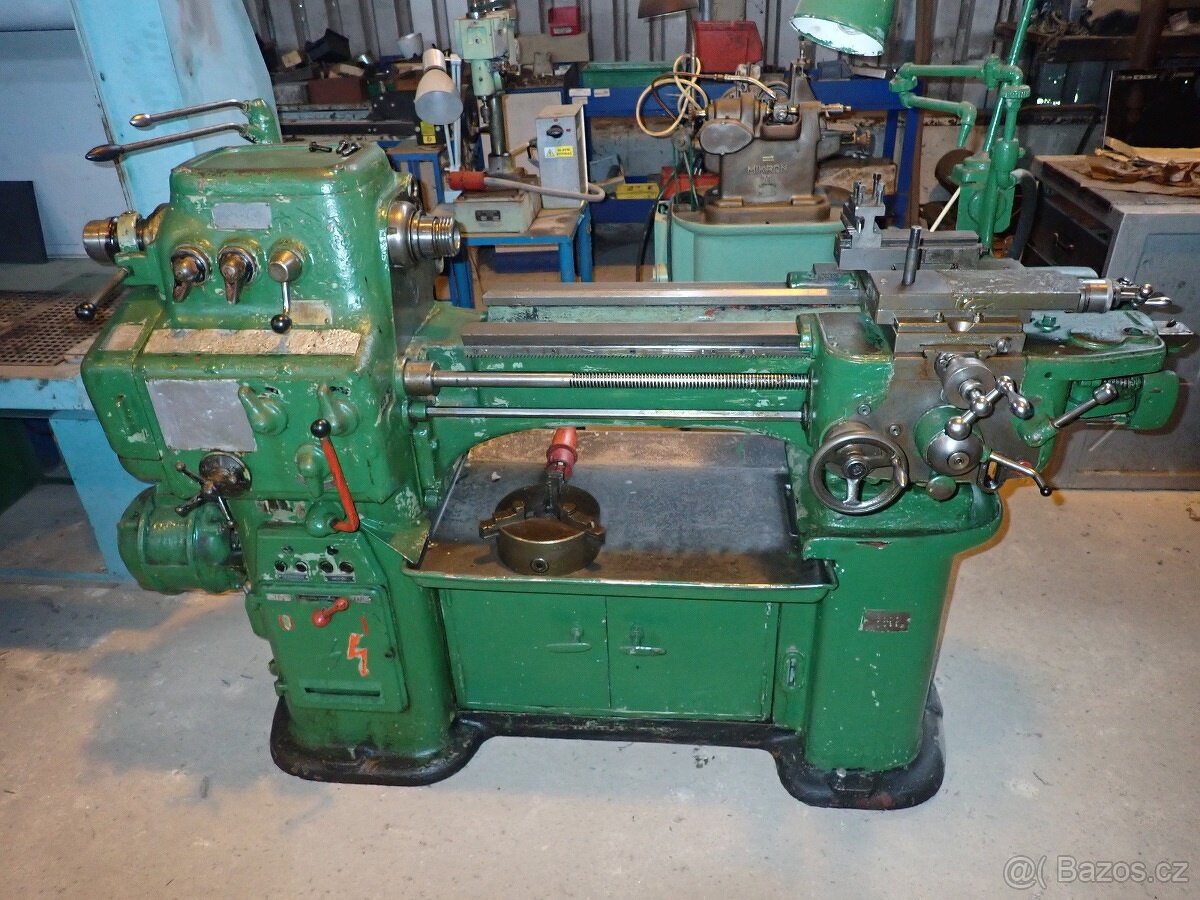 Soustruh hrotový S 28 bez koníka a nožové hlavy