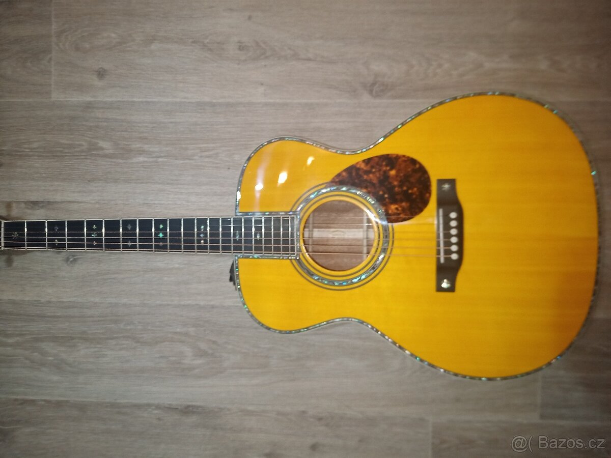 Elektroakustická kytara Martin OM 42 . Velká sleva