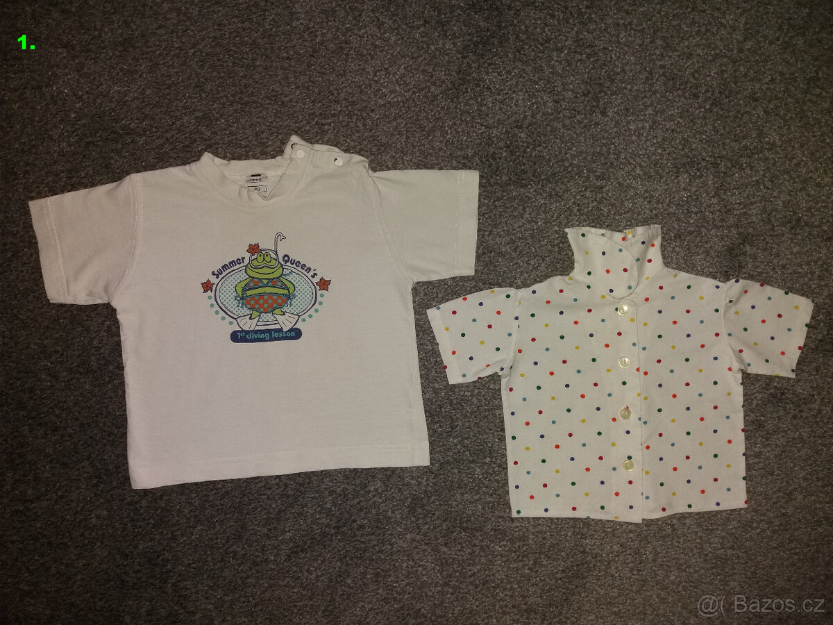 Trička a kabátky
