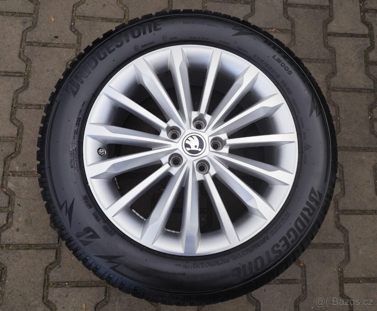 Alu kola originál Škoda Kodiaq 5x112 R18 Trinity