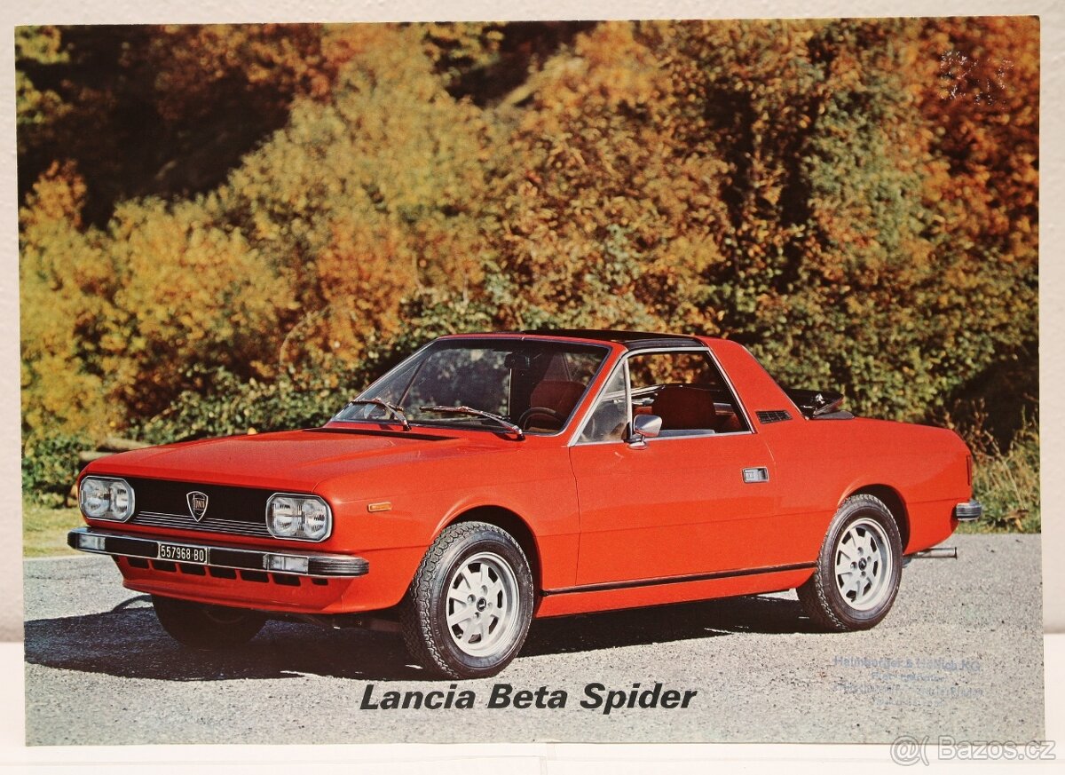Prospekt LANCIA Beta Spider (1977)