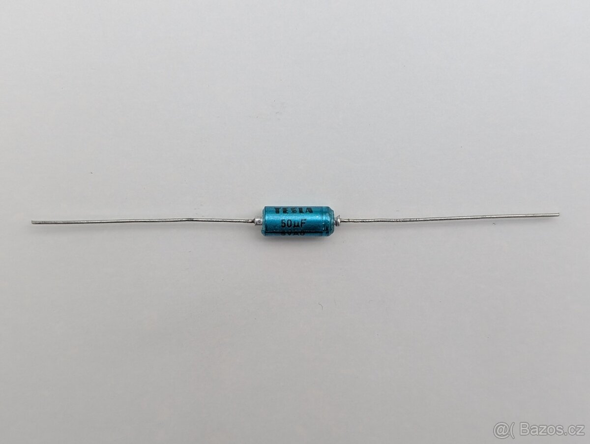 Kondenzátor elektrolytický 50uF/6V TESLA TE981