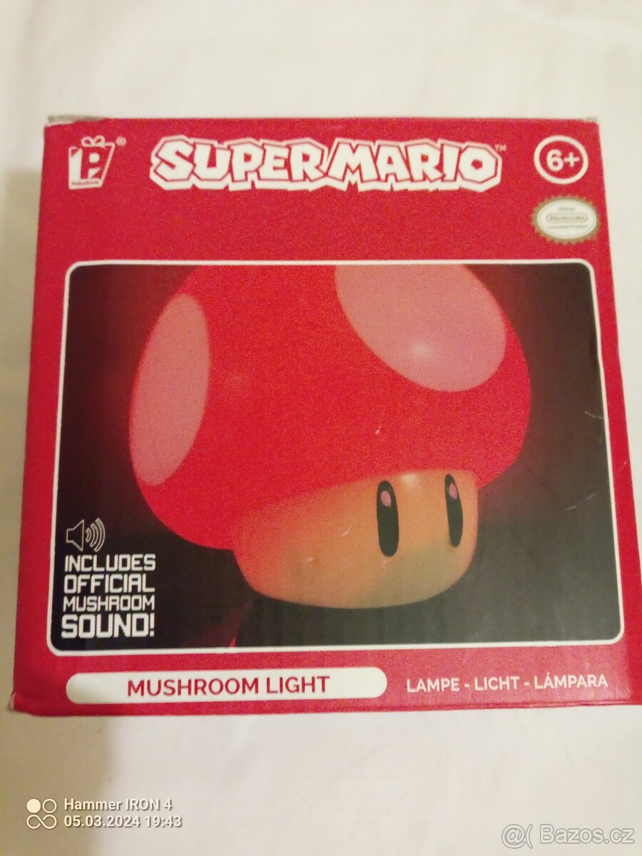 Dětská lampička Super Mario