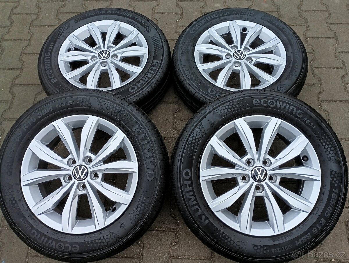 Originál sada disků VW Polo, Škoda Fabia IV 5x100 R15