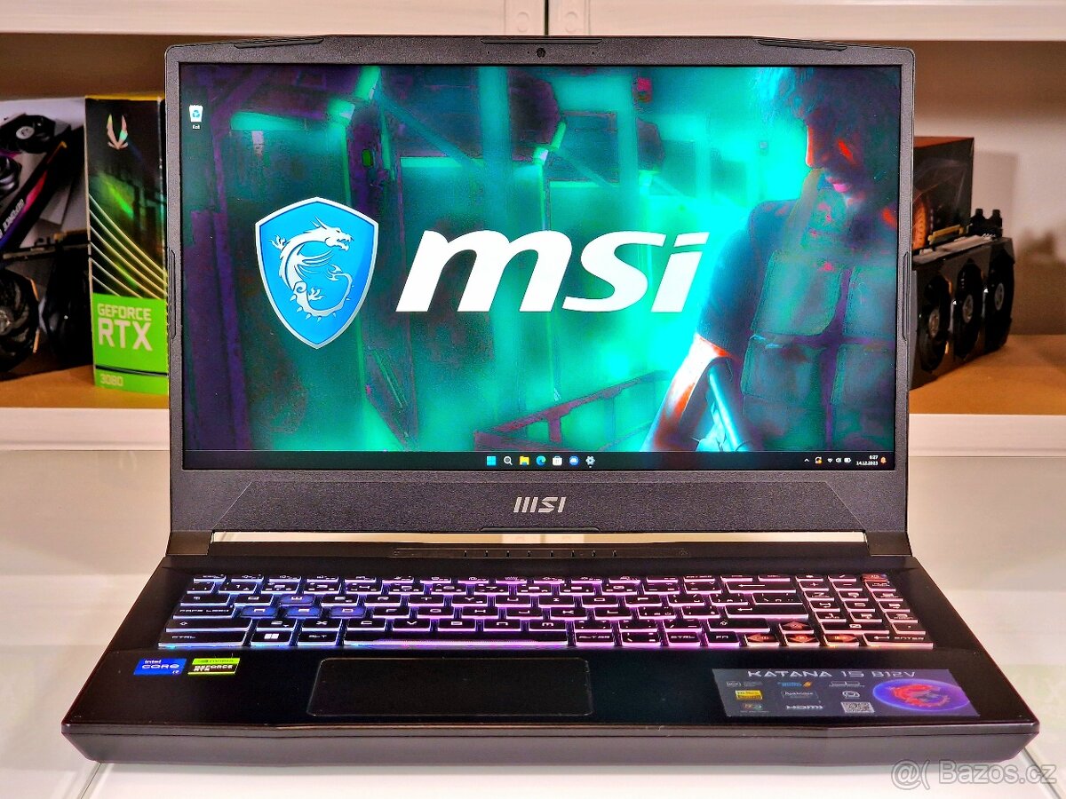 Herní notebook MSI KATANA | ZARUKA 24M | RTX 4070 | I7-13GN