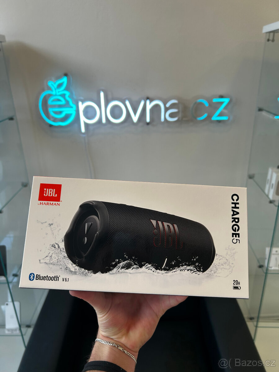 JBL Charge 5 - bezdrátový BT reproduktor (Doklad / 2 roky)