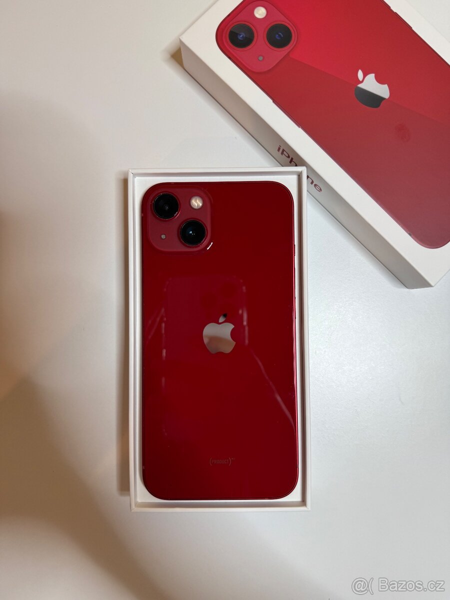 Prodám iPhone 13 – 128 GB, červený