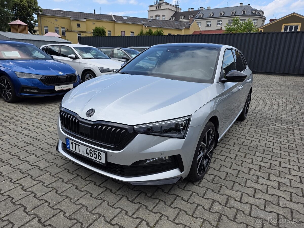 Škoda Scala 1.0 85kw style plus sport interiér