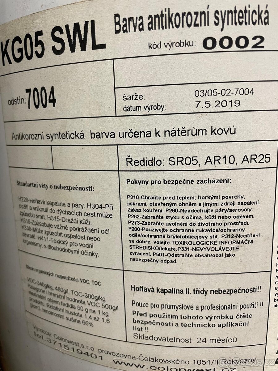Antikorozní barvy na kov