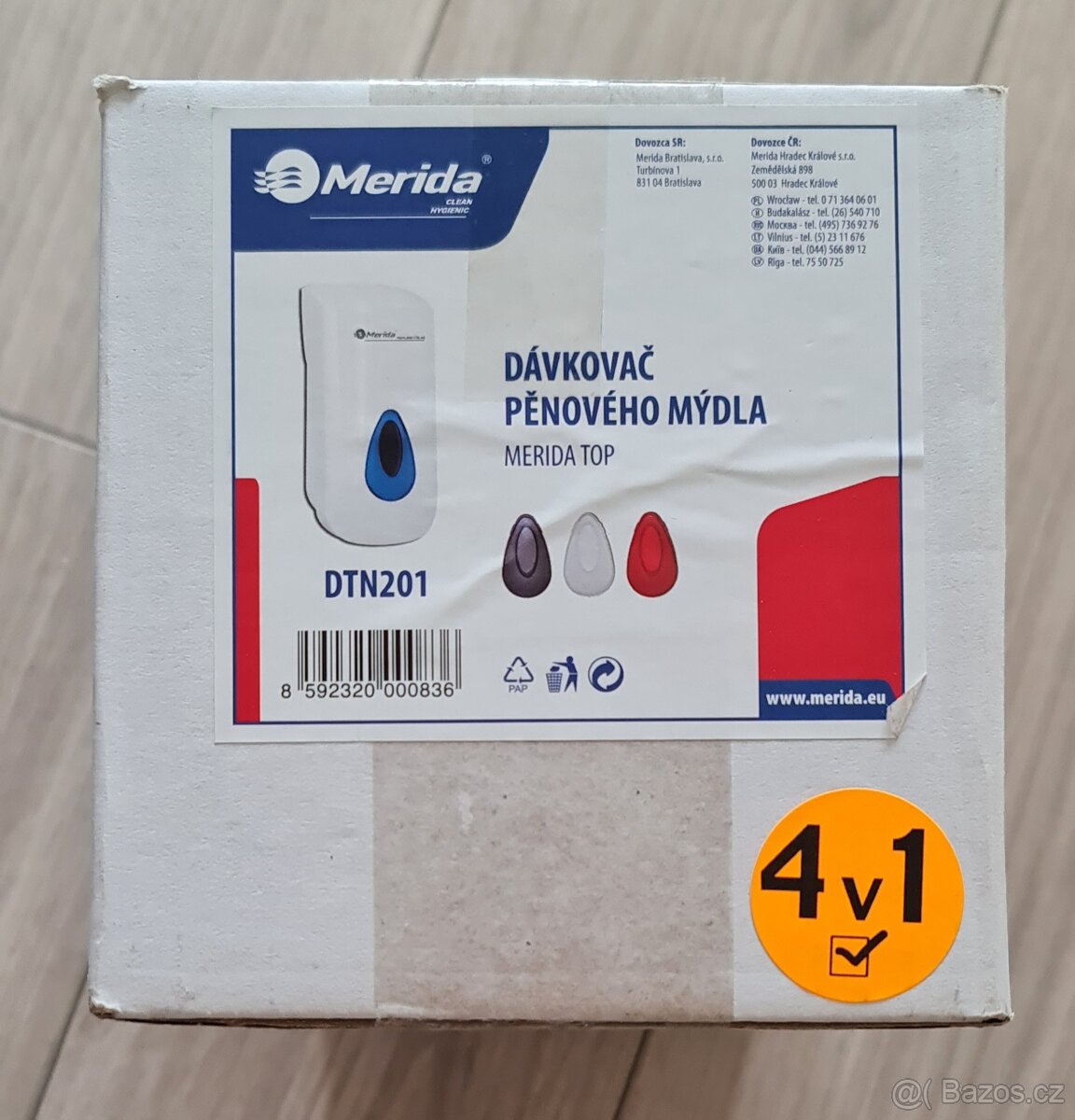 Dávkovač pěnového mýdla MERIDA TOP DTN201 Nové 2ks