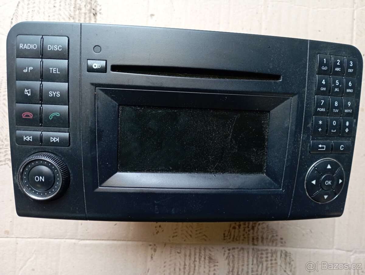 MERCEDES BENZ GL X164 RV 2009 ORIG. RÁDIO BEZ NAVI
