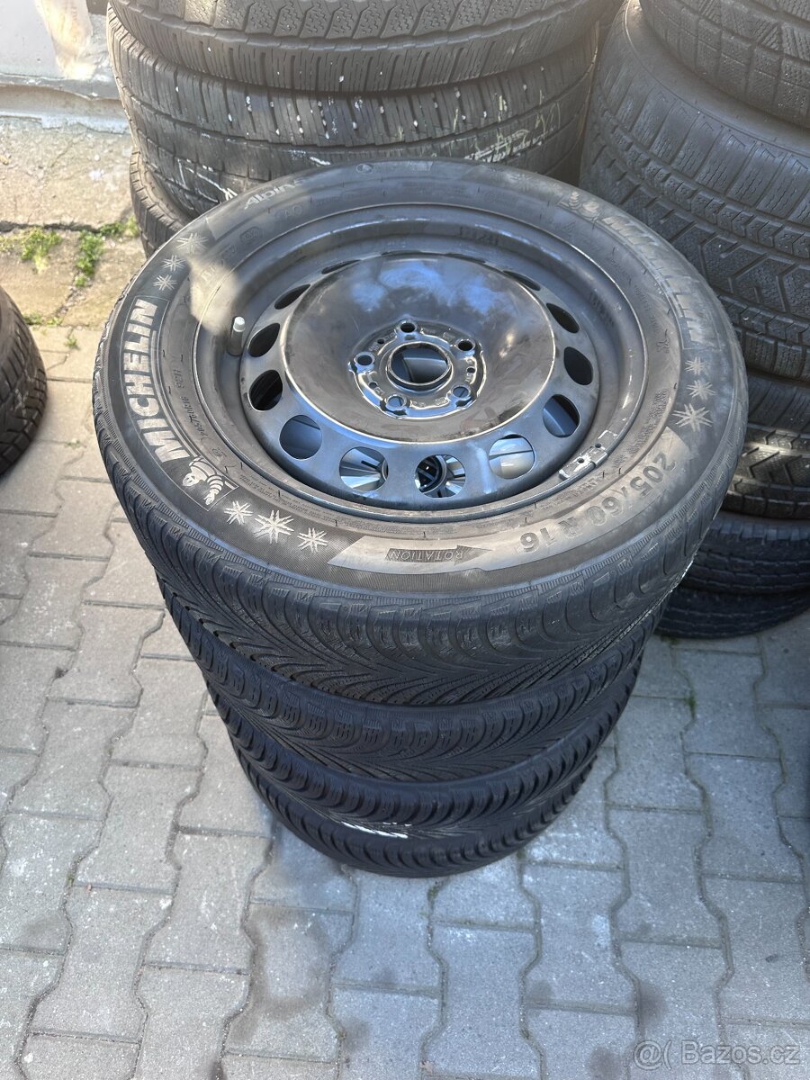 Zimní sada plechových disků VW/Škoda 6x16 et43