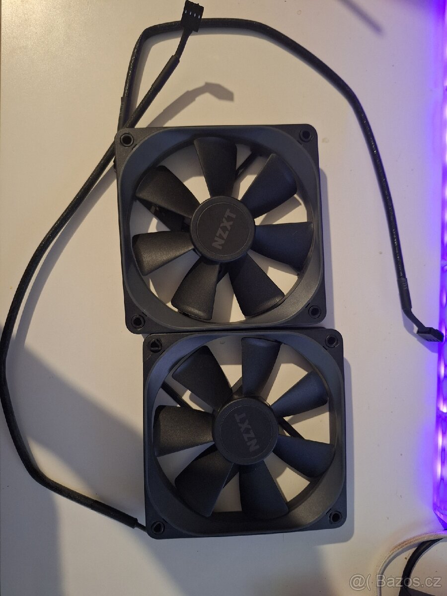 Prodám 2x NZXT ventilátory 120