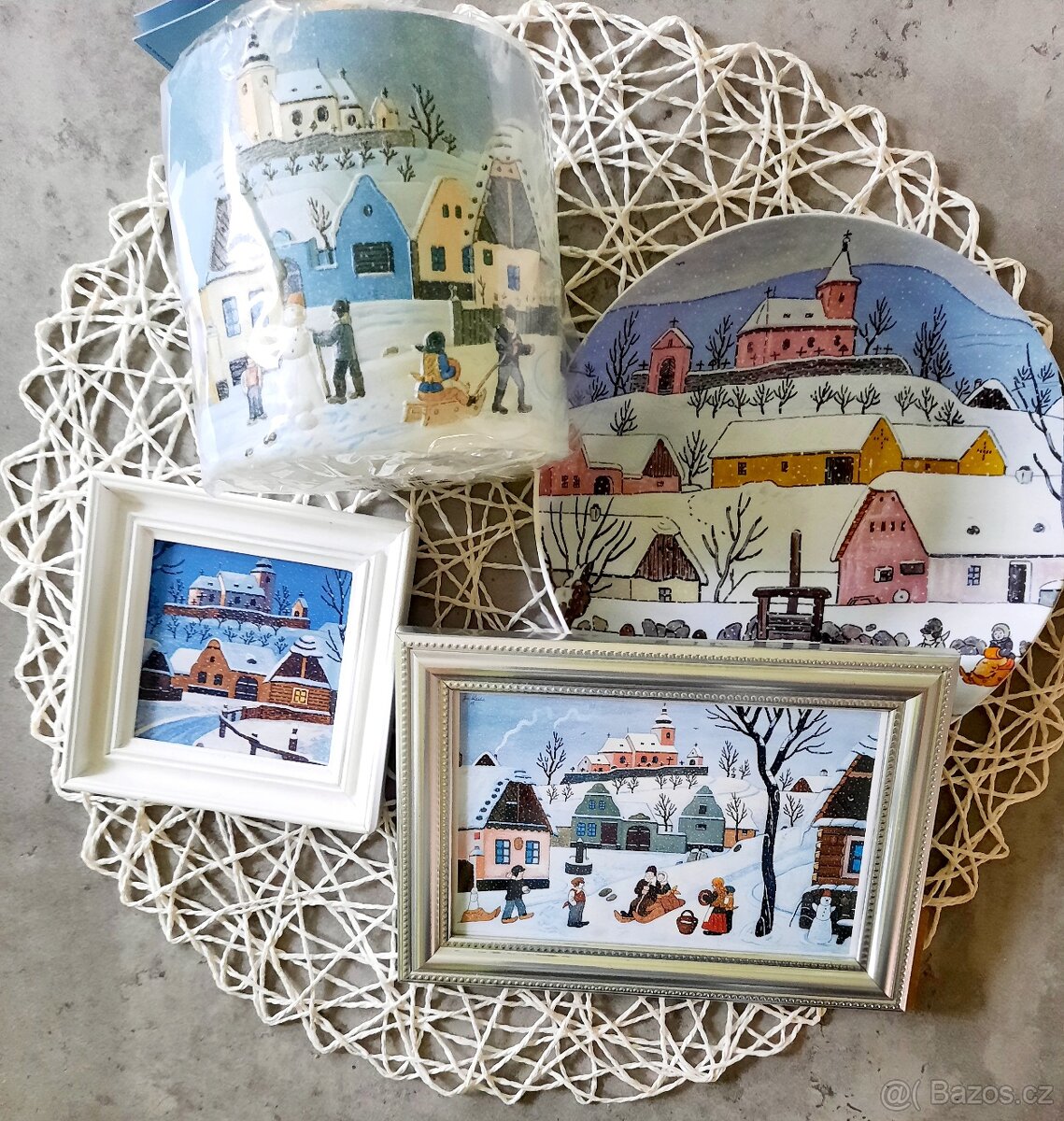 Lucerna Josef Lada / talířek J.Lada