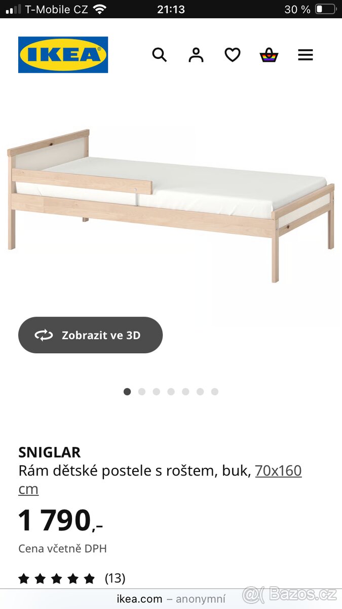 Dětské postele ikea