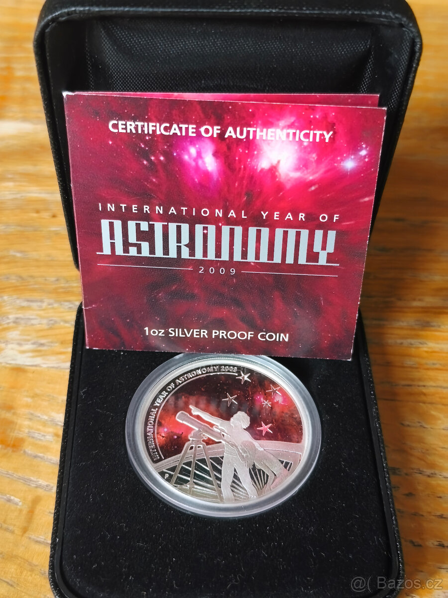 1 Oz stříbrná mince 2009 Astronomy
