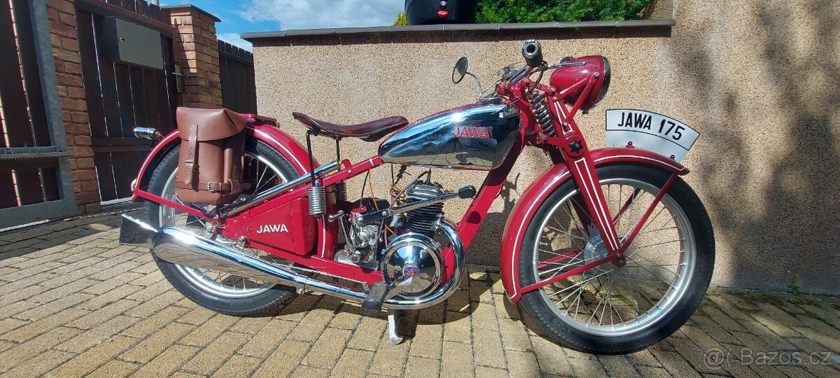 Prodám motocykl Jawa 175, r. v. 1937
