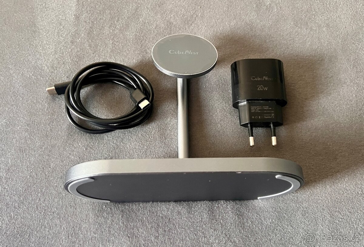 MagSafe nabíječka Cubenest 3v1