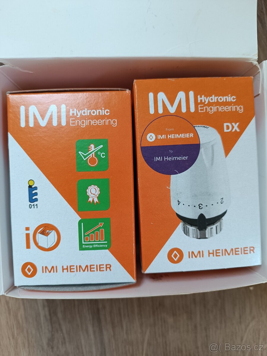 Termostatická hlavice na radiátor (Heimeier DX)