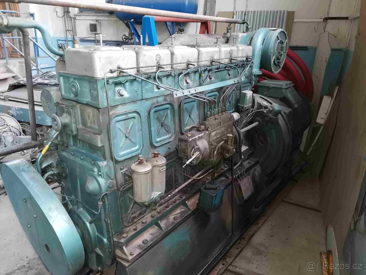 Generátor, elektrocentrála ČKD 6S160