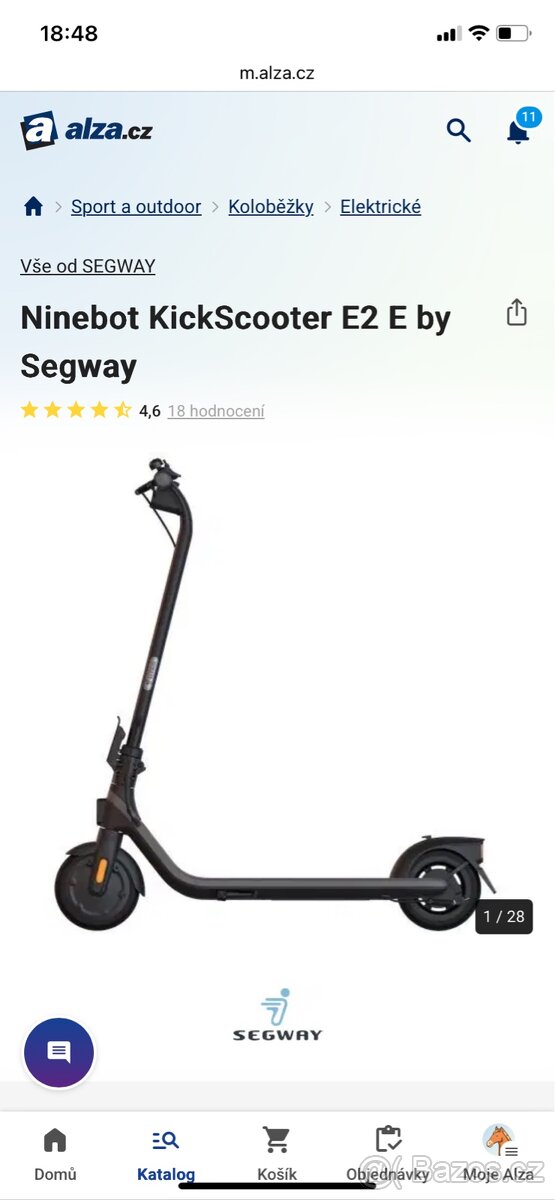 Elektro koloběžka Segway