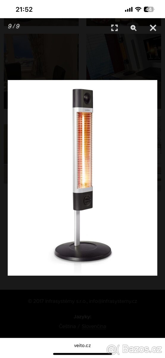 VEITO CH1800 RE, karbonový infrazářič