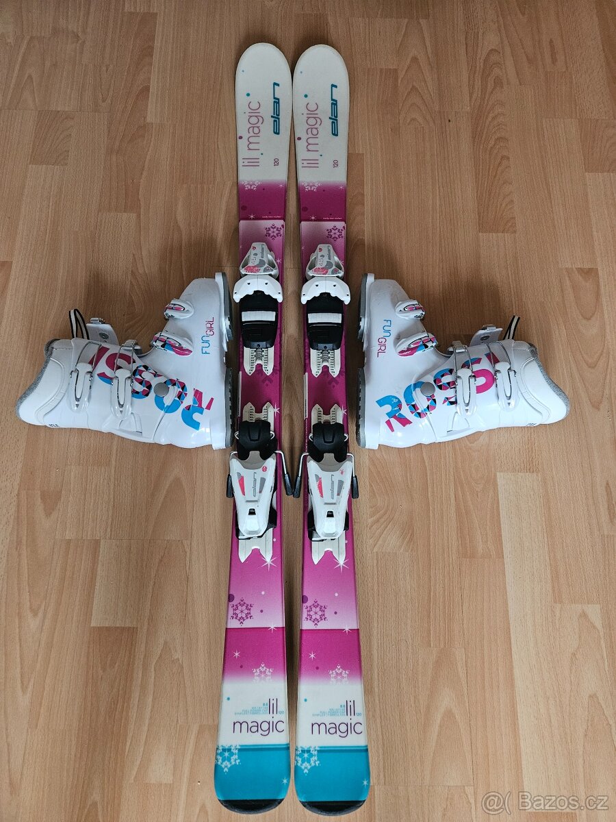 Dětské lyže ELAN LIL MAGIC 120 cm