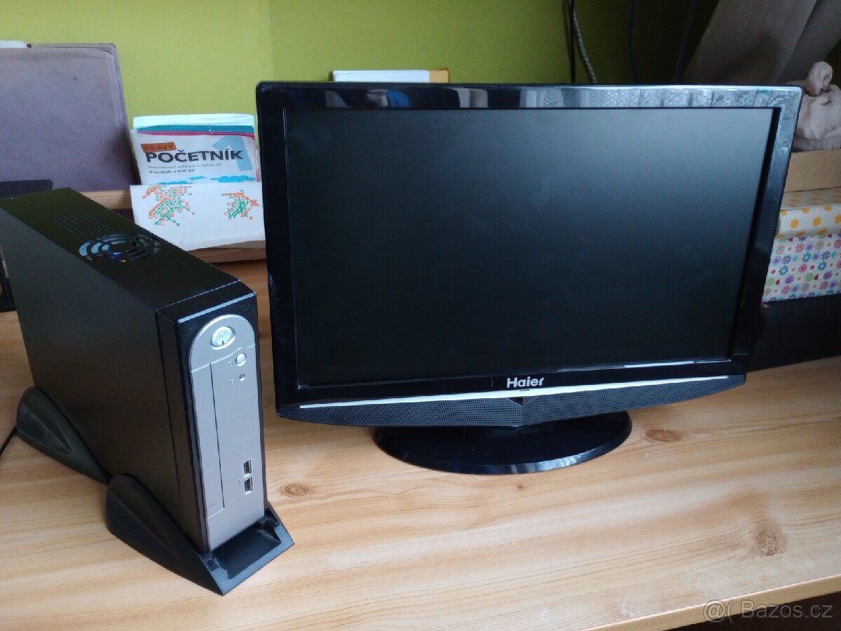 mini pc -itx. Celeron j1900 + tv monitor