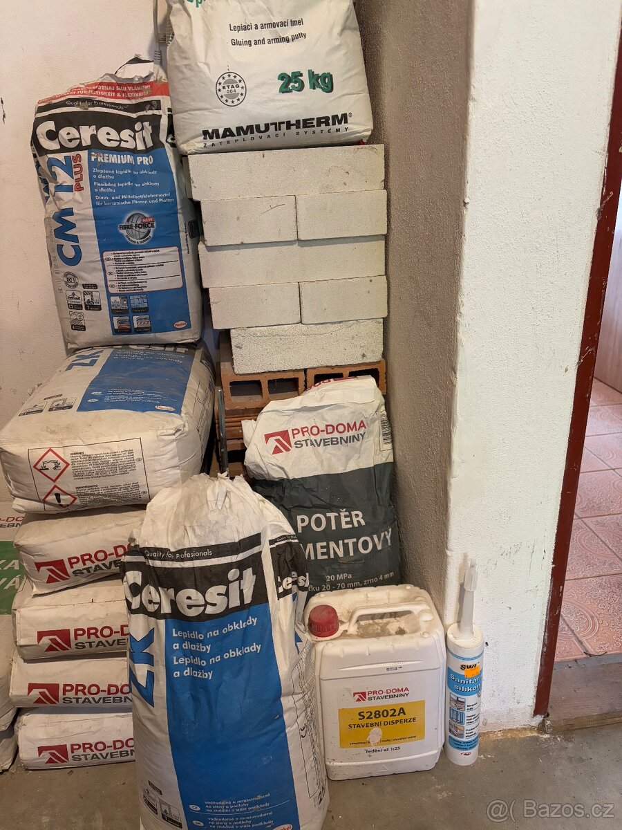 cementovy poter, lepidlo na obklady, DUR 100