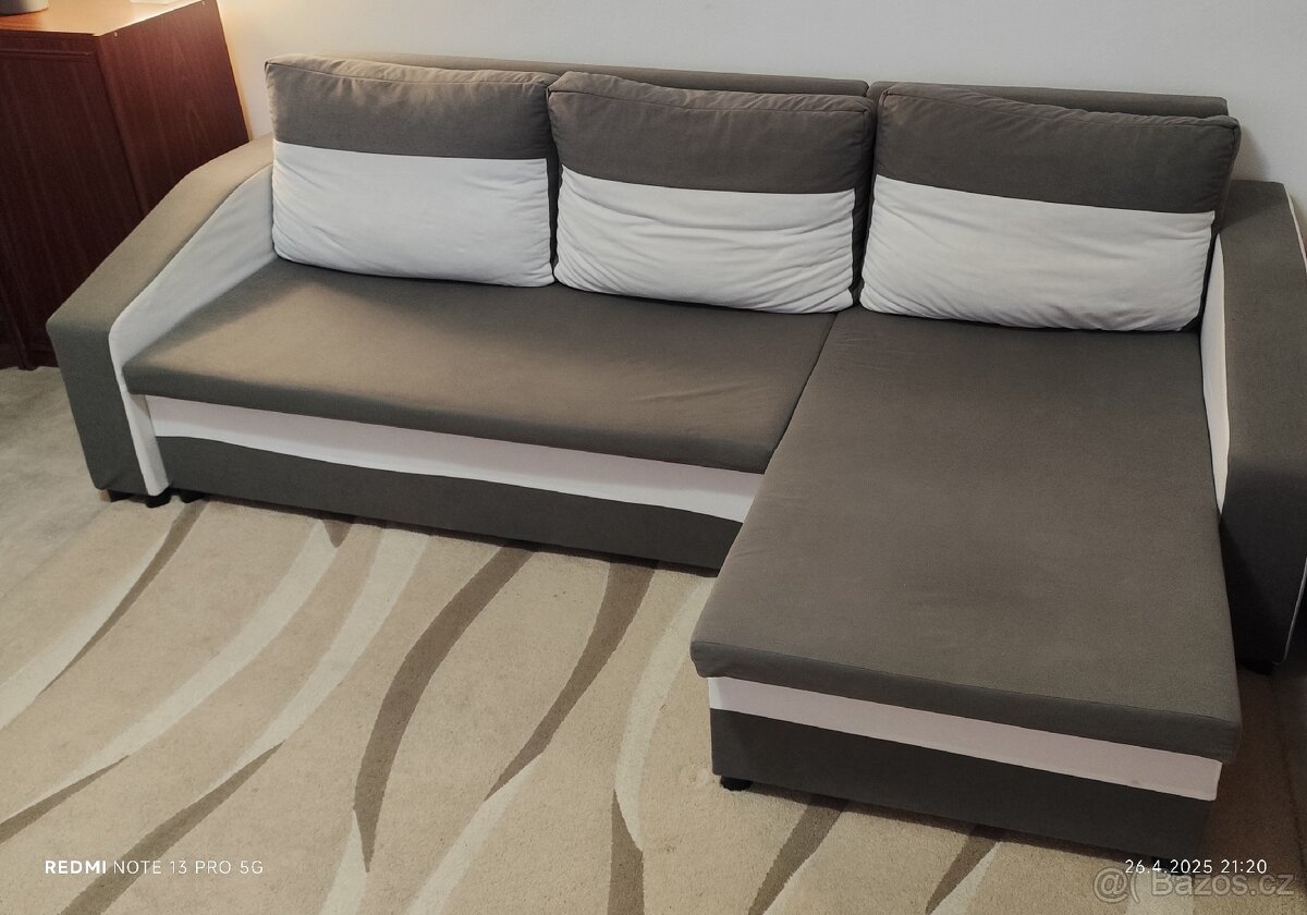 PRODÁM Rozkládací rohovou sedací soupravu HEWLET model 2
