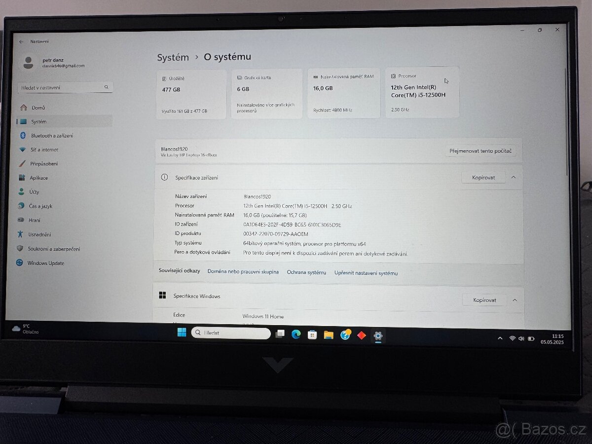 Herní notebook
