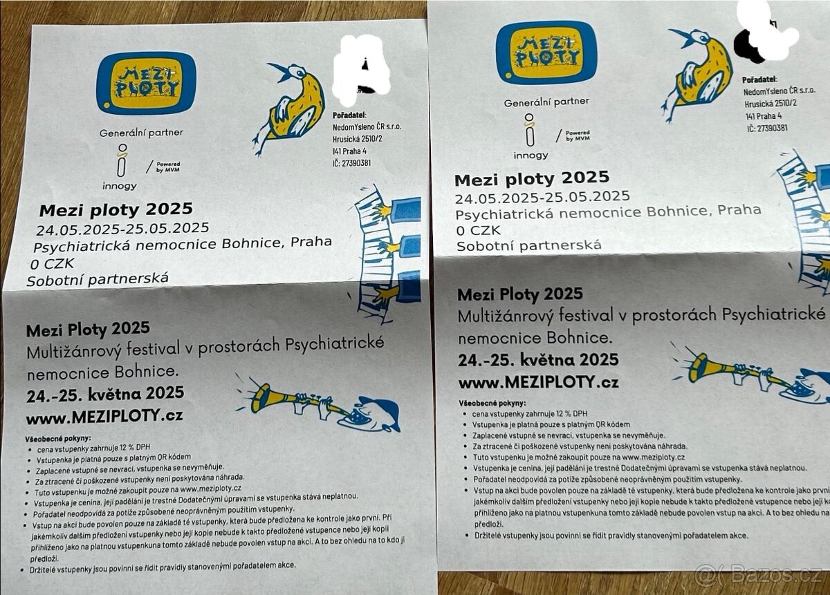 Vstupenky festival Mezi ploty 2025