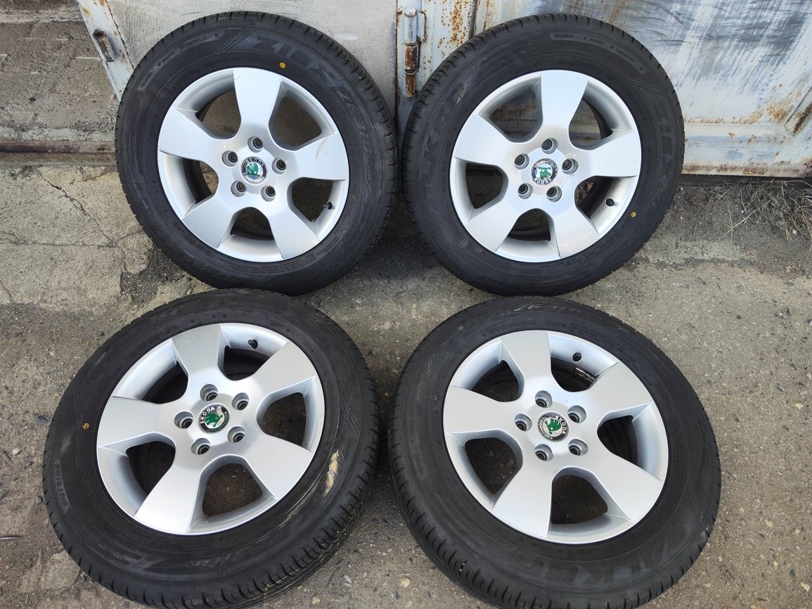 15"letní alu sada Helios 5x112 origo Octavia 2 Golf 6 5