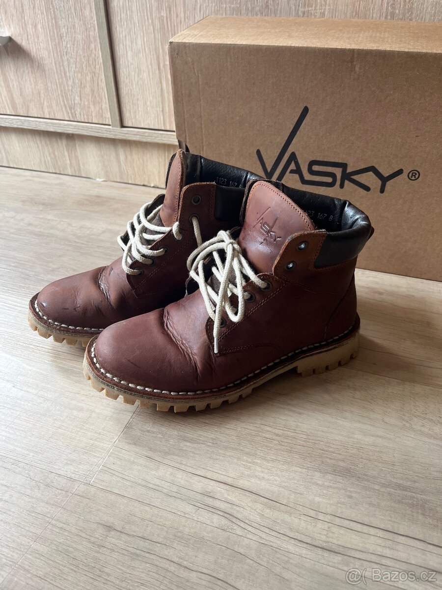 Vasky kožené Farm low brown 36