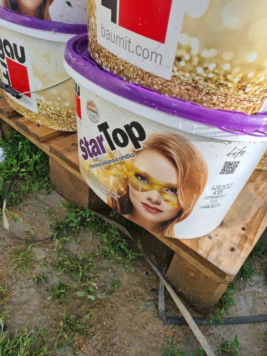 Baumit Star top silikonova omitka bílá