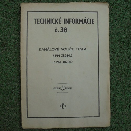 Kanálové voliče Tesla - Technické informace č. 38