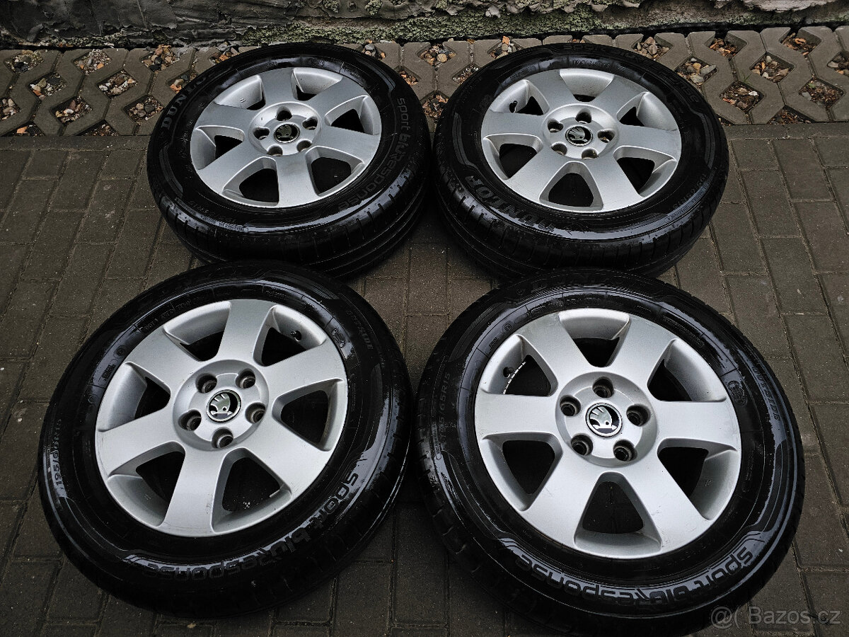 ALU kola letní Orion Škoda 5x112 Octavia II R15 ET47