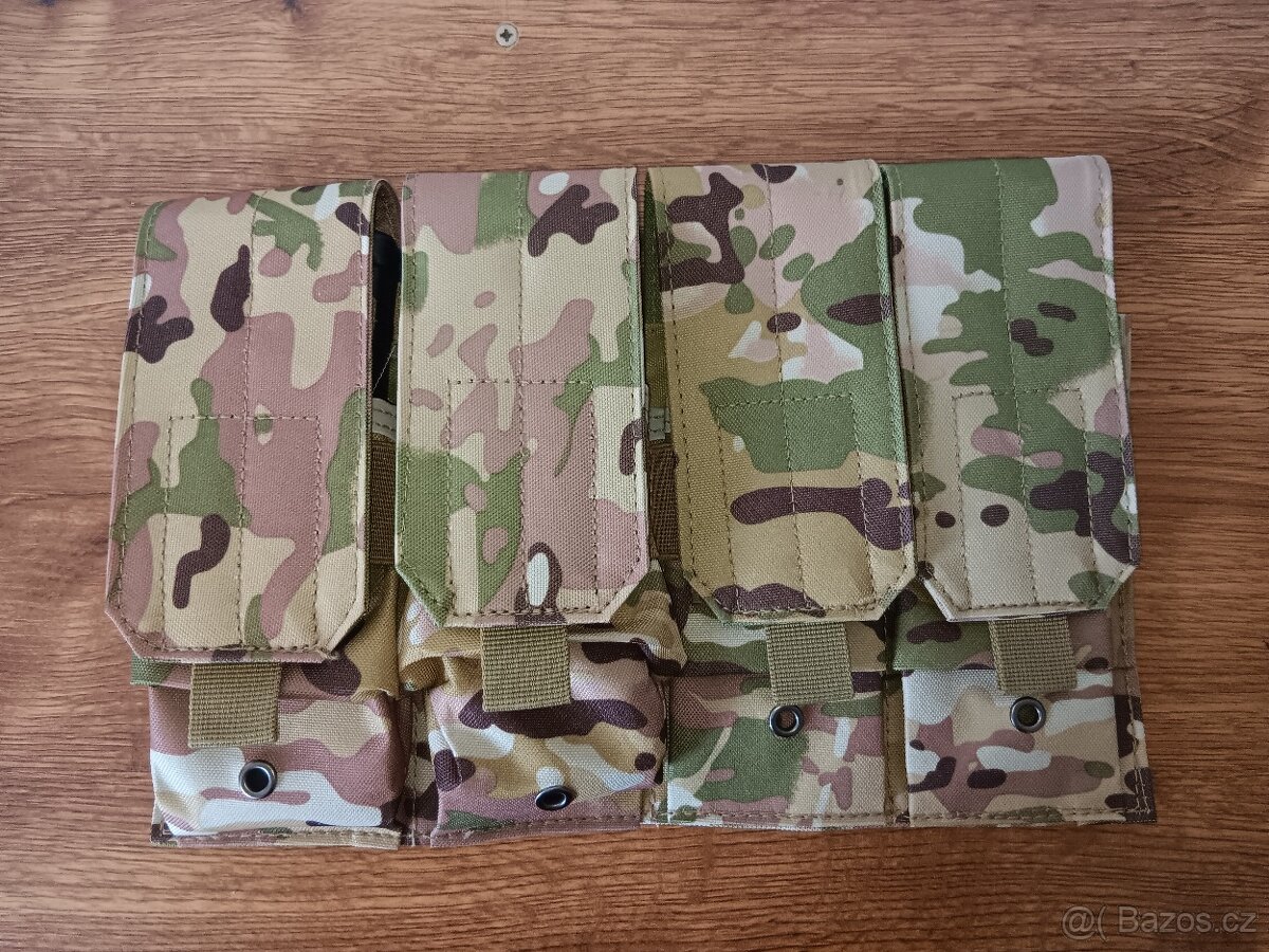 Molle Sumka na 4 zásobníky AR15/M4