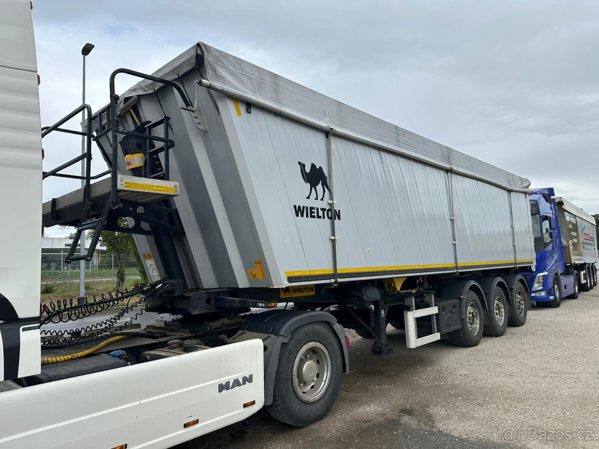 WIELTON sklápěcí návěs 49m3