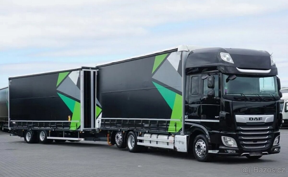 DAF XF480 - 6x2 - Průjezdná souprava – EURO 6