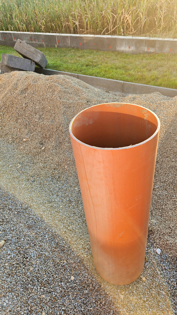 Kanalizační šachtová roura hladká bez hrdla DN 315 - 950 mm