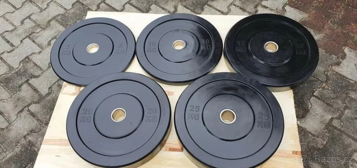 Bumper plates profi tenké