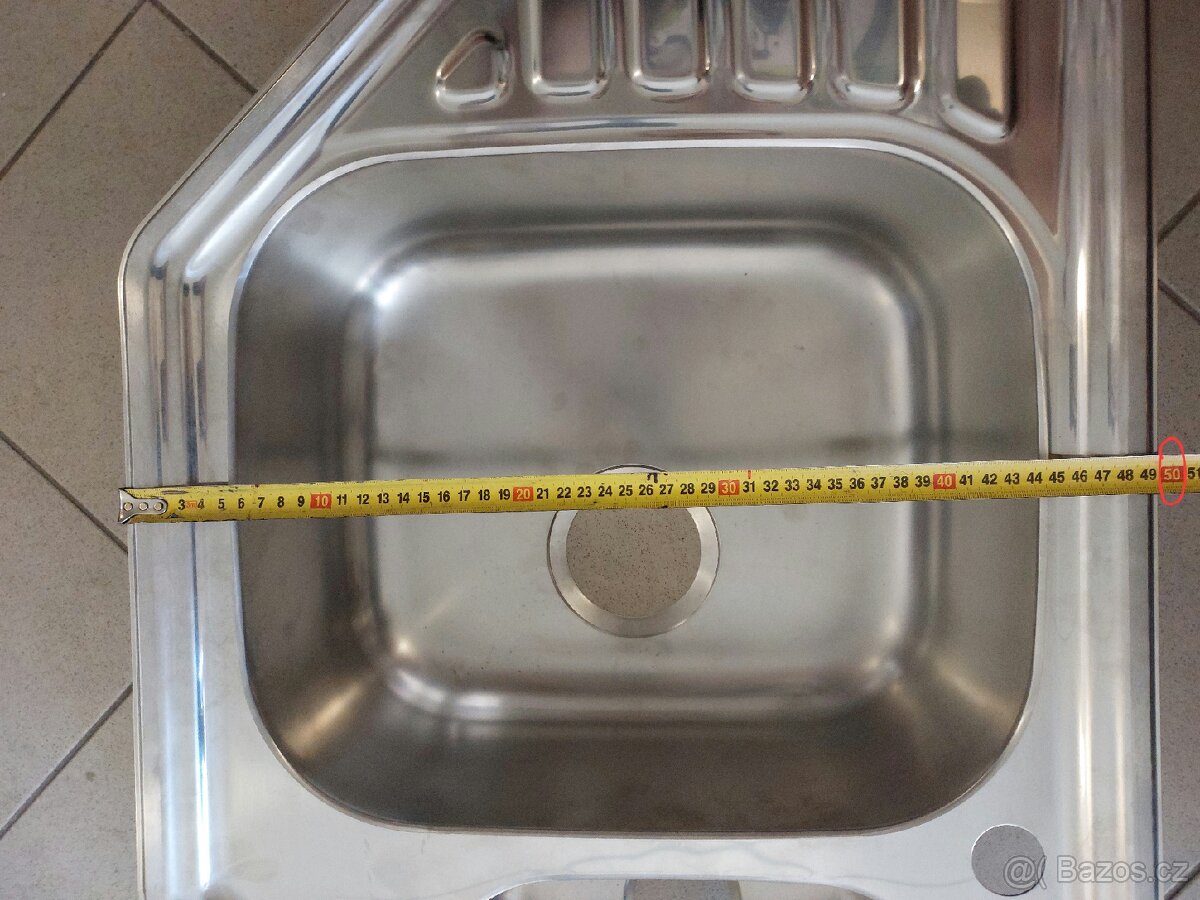 Plechový dřez Franke