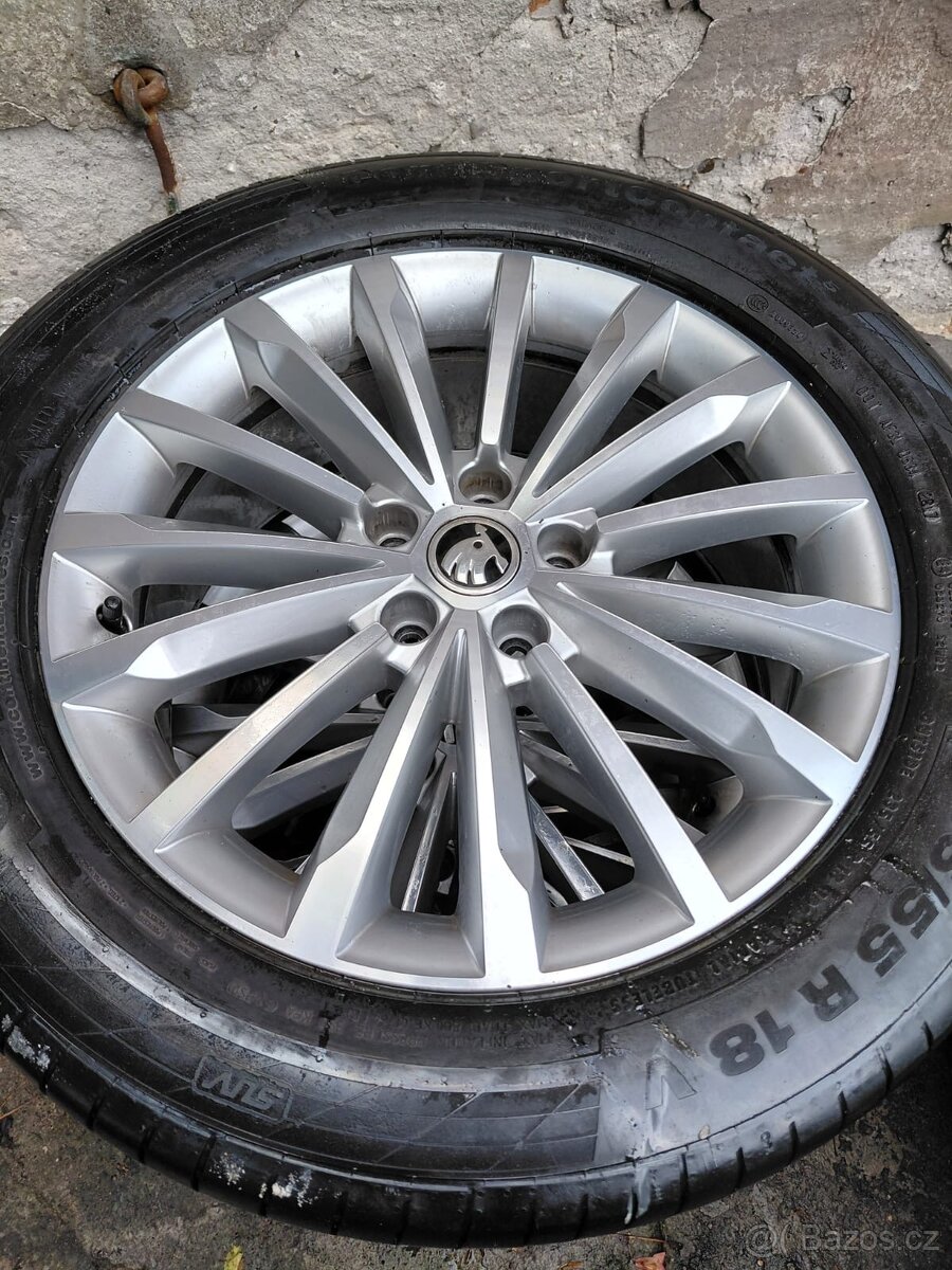 Prodám originální ALU Škoda Kodiaq R18