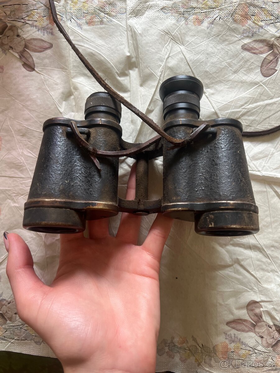 Originální německý vojenský dalekohled Dienstglas Swarovski