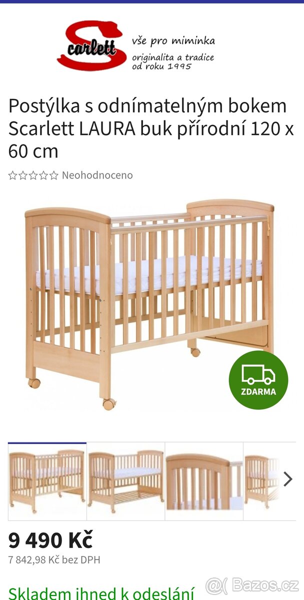 Postýlka Scarlett Laura