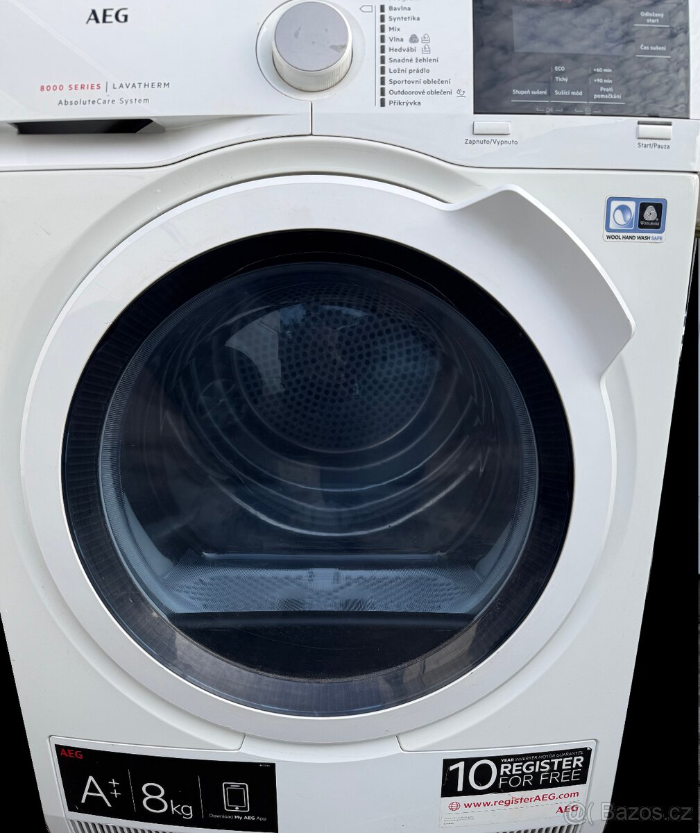 Sučička AEG Lavatherm 8000 Series Absolut Care 8kg